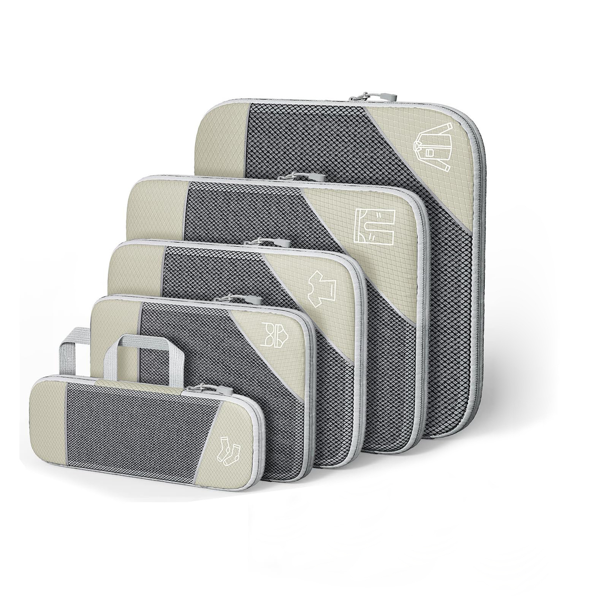 Five-Piece Mesh Packing Cube Set