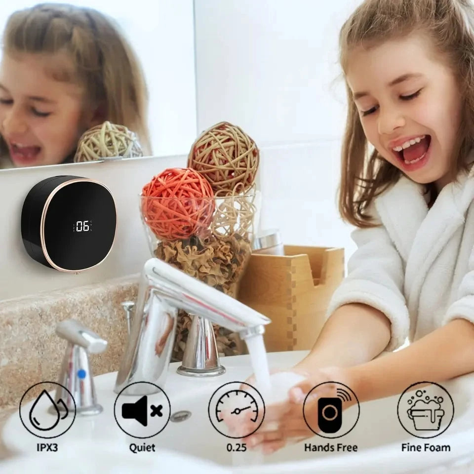 Dispensador automático de jabón espumoso para manos