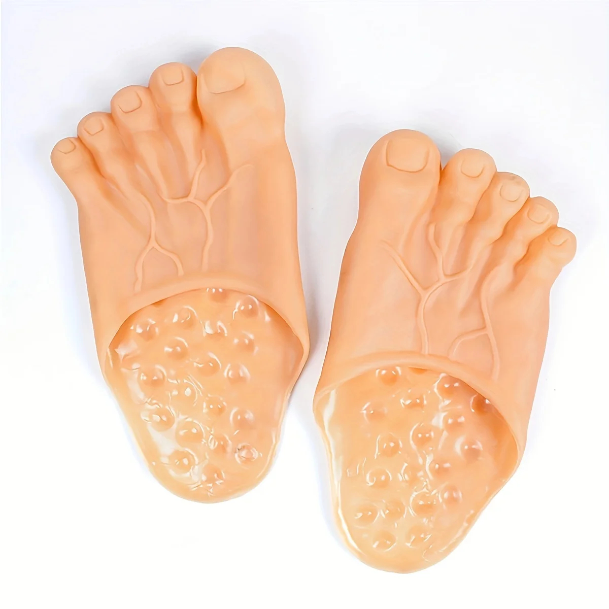 Giant Barefoot Prank Slippers
