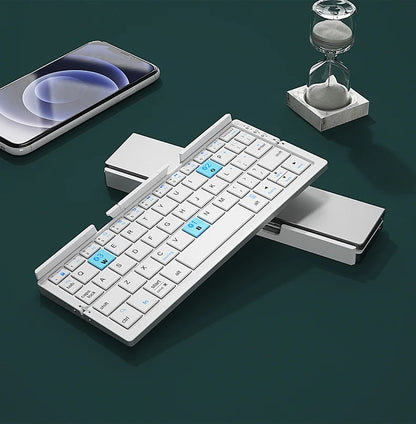 Mini teclado Bluetooth plegable
