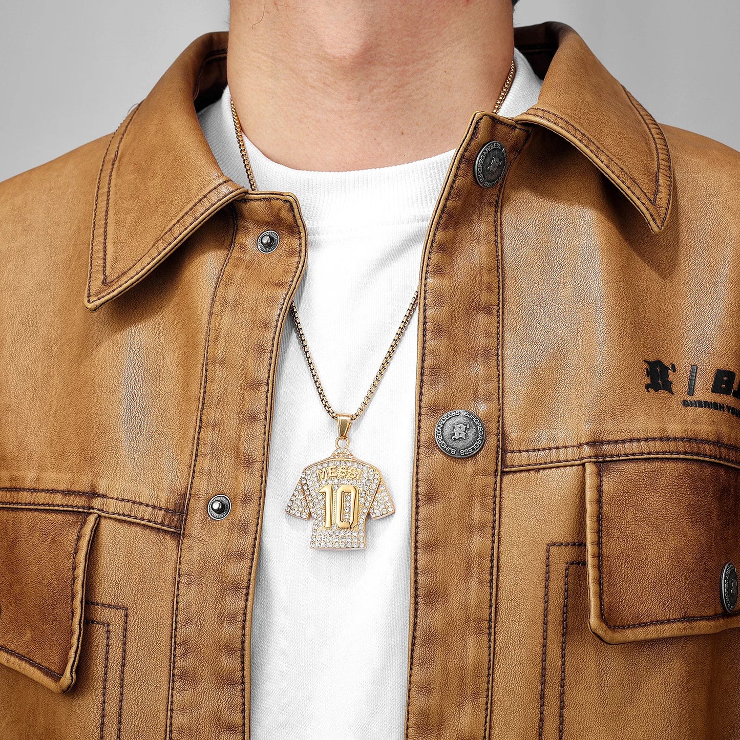 Football(soccer) Jersey Pendant Necklace – Player-Inspired Sports Jewelry