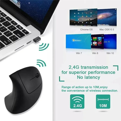 Souris ergonomique verticale sans fil