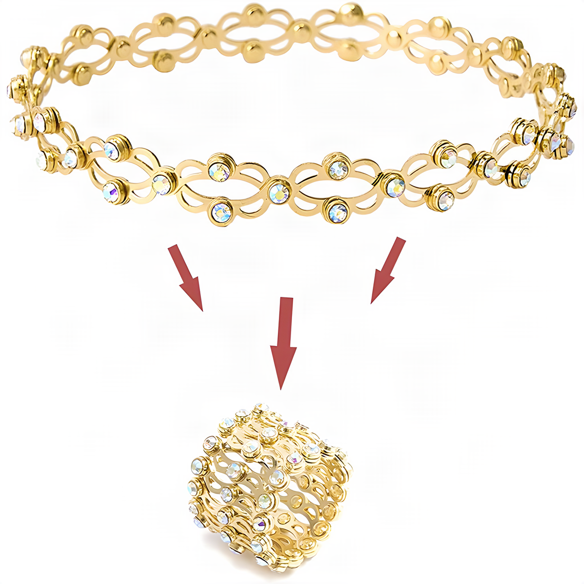 Transforming Bracelet Ring