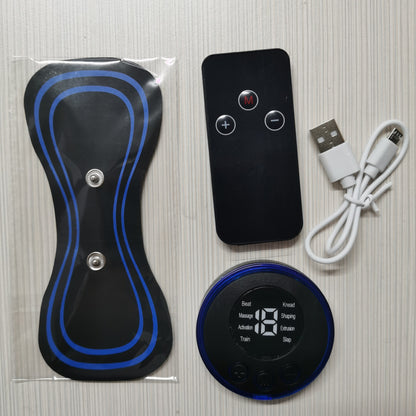 Masajeador de cuello eléctrico recargable con pulsos EMS