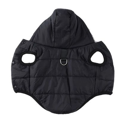 Veste douillette à capuche pour animaux de compagnie
