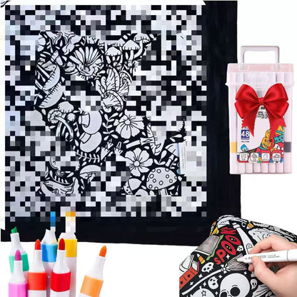 DIY Coloring Blanket