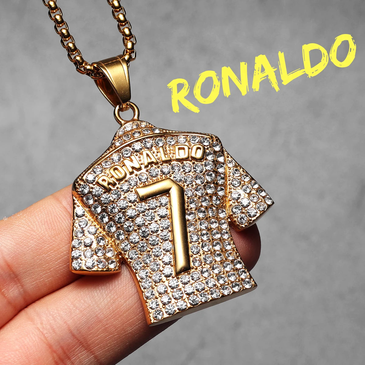 Football(soccer) Jersey Pendant Necklace – Player-Inspired Sports Jewelry