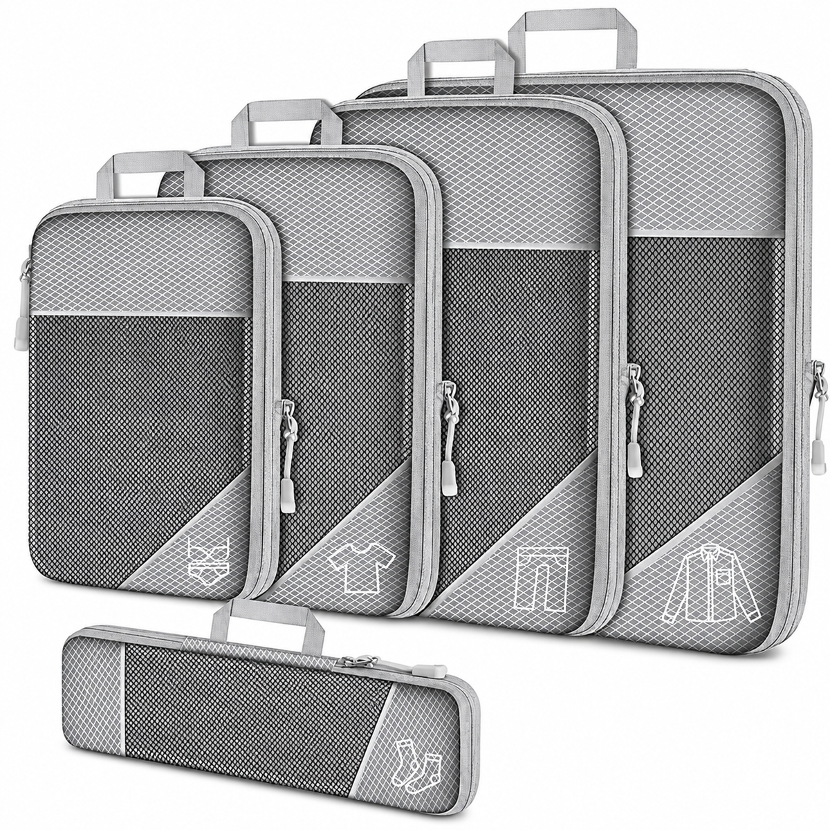 Five-Piece Mesh Packing Cube Set