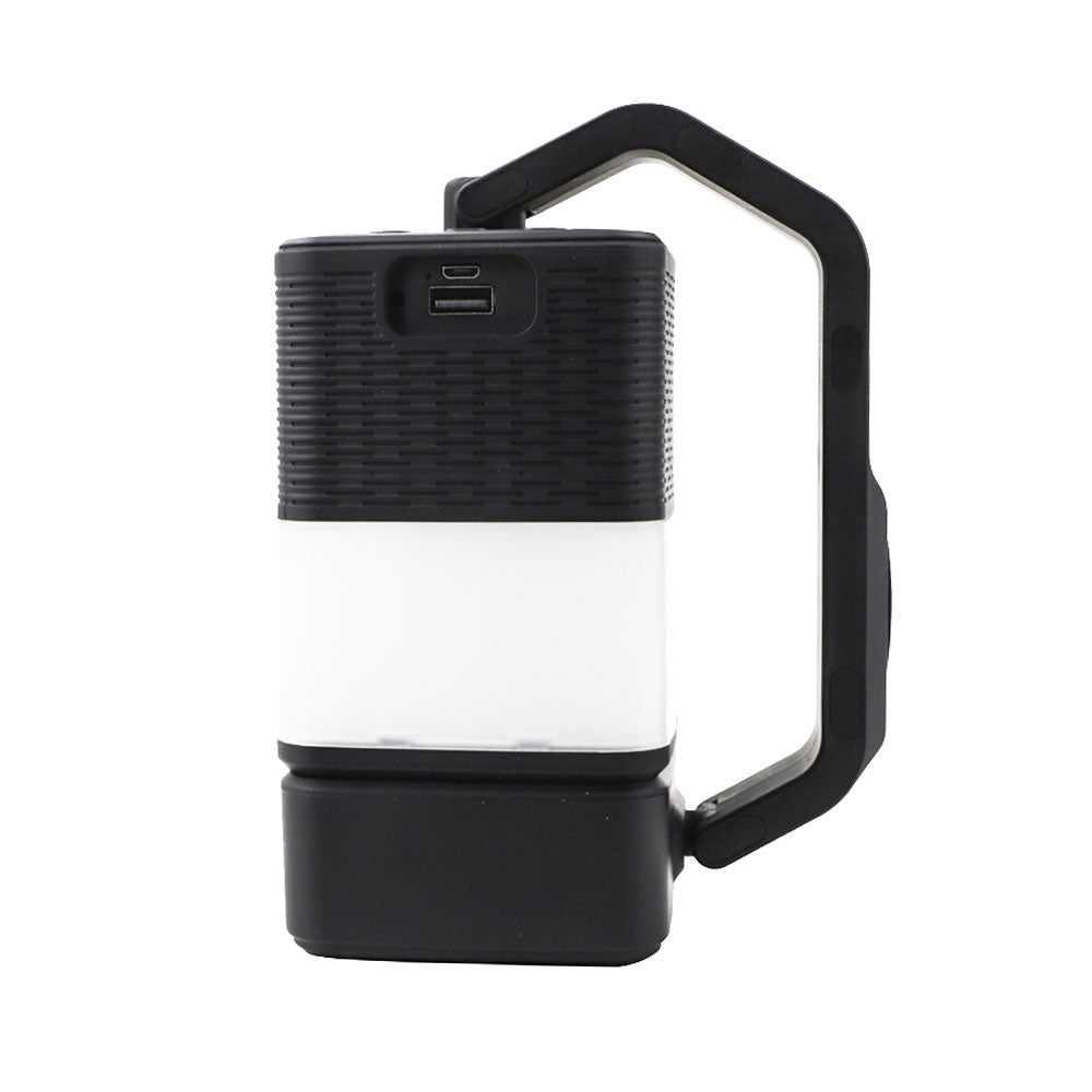 Haut-parleur portable USB LED compatible Bluetooth pour lampes de camping