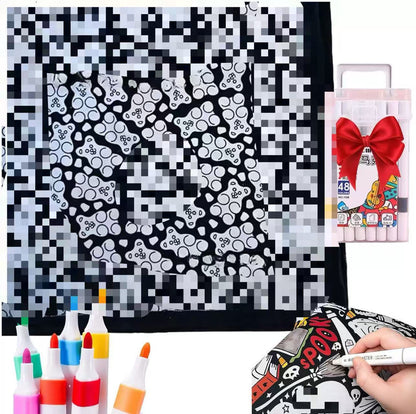 DIY Coloring Blanket