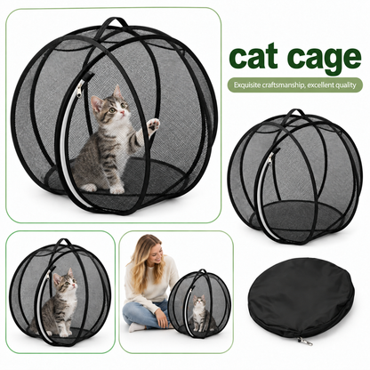 Pop-Up Mesh Cat Playpen