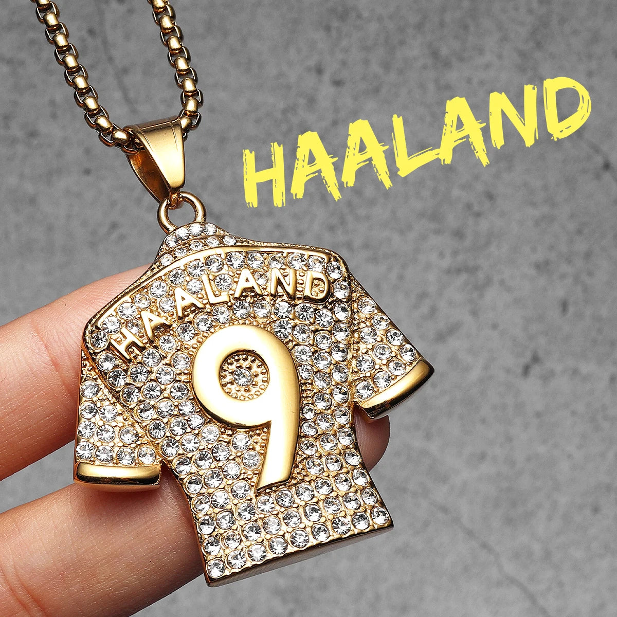 Football(soccer) Jersey Pendant Necklace – Player-Inspired Sports Jewelry