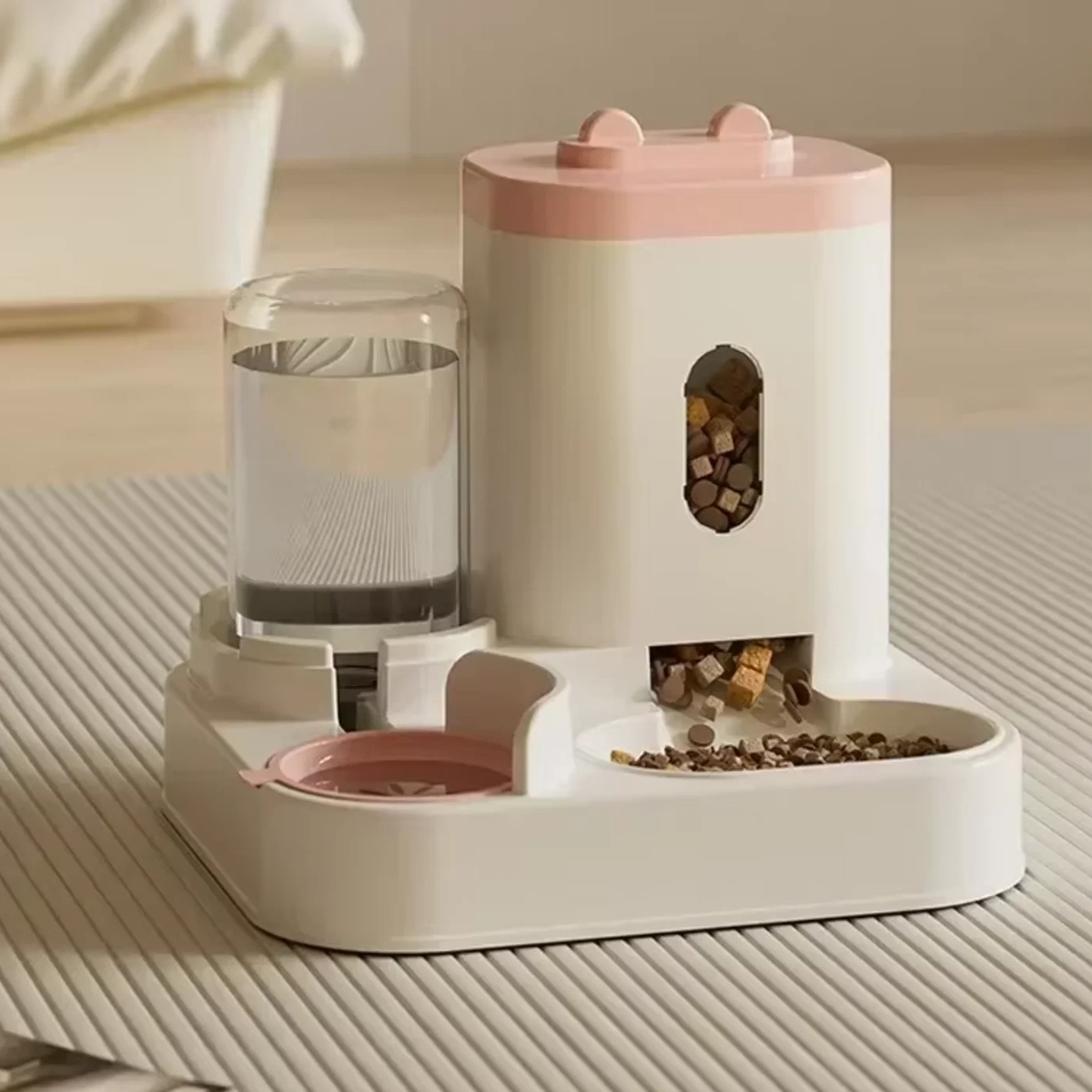 Gravity Pet Feeding and Water Station
