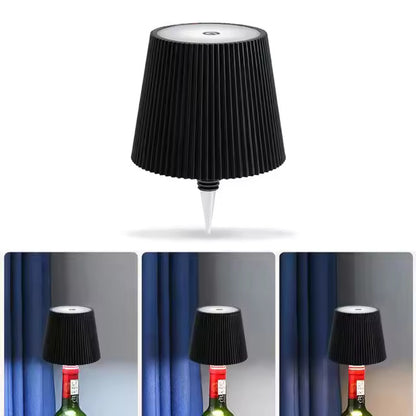 Lámpara de mesa LED para botellas
